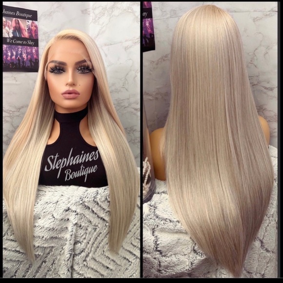 Human Hair Blended Lace front wig